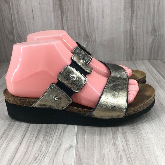 Vionic Sandals Womens 7.5M Gray Citrine Prism Flat Slip On Shoes - Picture 1 of 12
